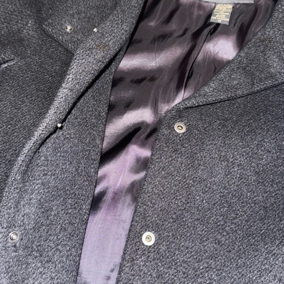 Banana Republic Black Trench Coat Timeless Design - Picture 5 of 7